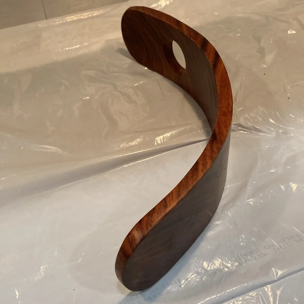 Custom Wood Wine Bottle Stand For a Single Bottle Of Wine Wood Wine Holder Decor